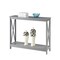Modern Wood Entryway Sofa Console Table with Bottom Shelf for Living Room and Hallway